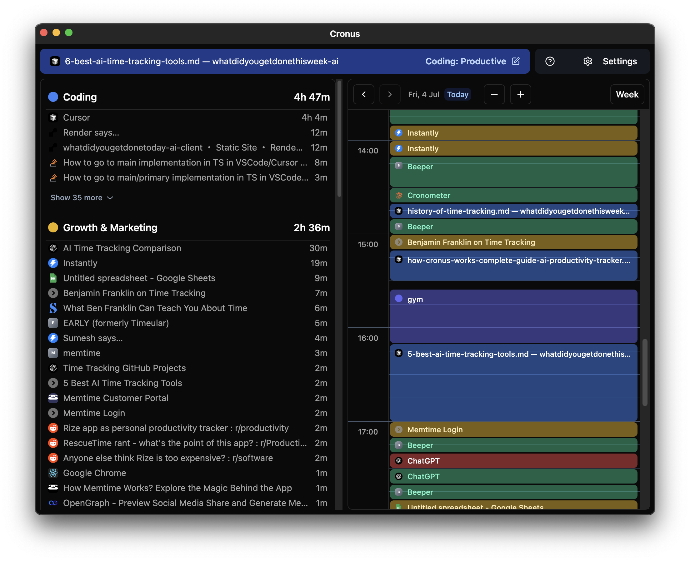 Cronus Interface