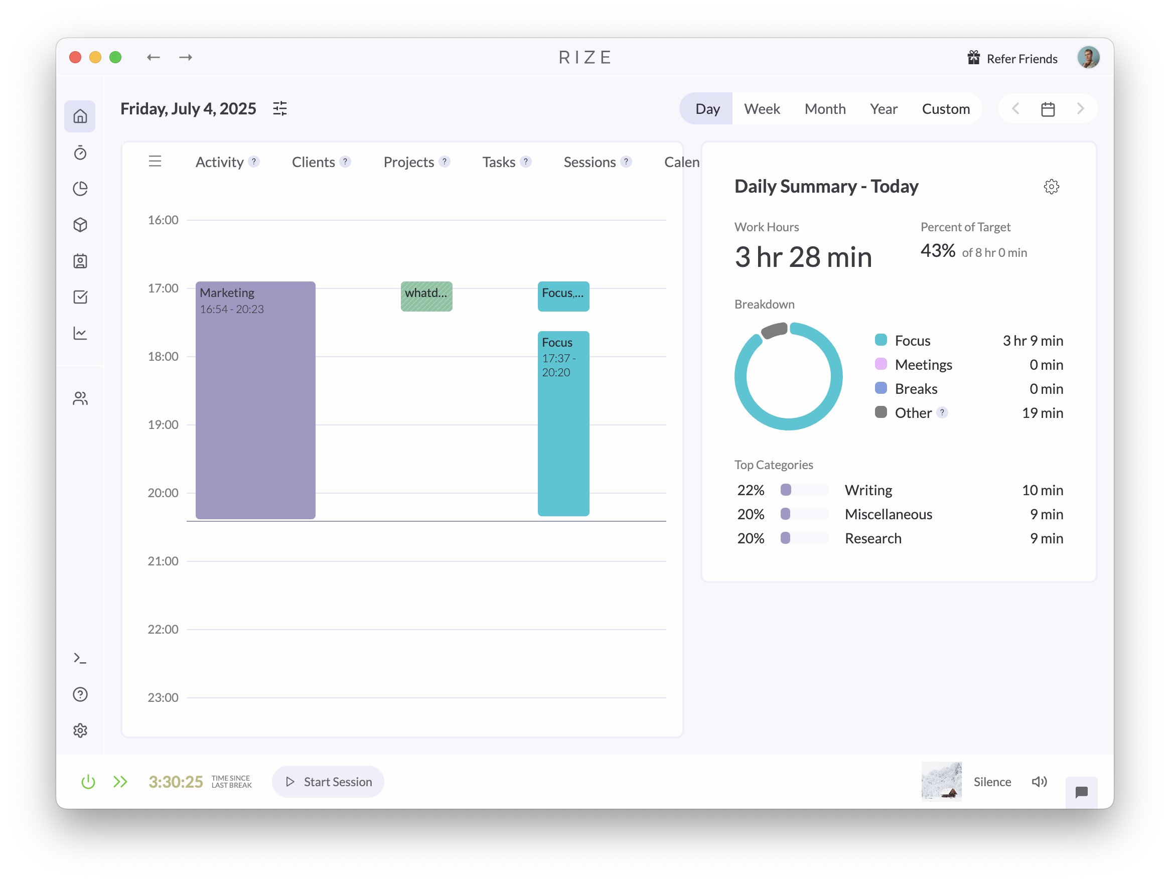 Rize Interface